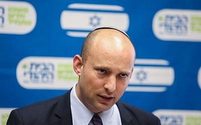 Naftali Bennett, July 20, 2015. (Yonatan Sindel/Flash90)