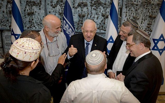 President Reuven Rivlin hosts Orthodox and non-Orthodox rabbis and leaders ahead of the Tisha Be'Av Jewish mourning day, on July 23, 2015. Photo by Mark Neyman/GPO President Reuven Rivlin hosts Orthodox and non-Orthodox rabbis and leaders ahead of the Tisha Be'Av Jewish mourning day, on July 23, 2015. Photo by Mark Neyman/GPO