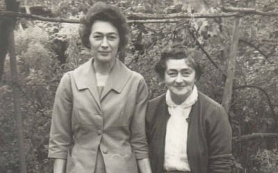 Helena Colomerecki, right, was a Polish-born Jew who changed her name from Malie Rothenberg. (Courtesy of Jennie Workman Milne/via JTA)