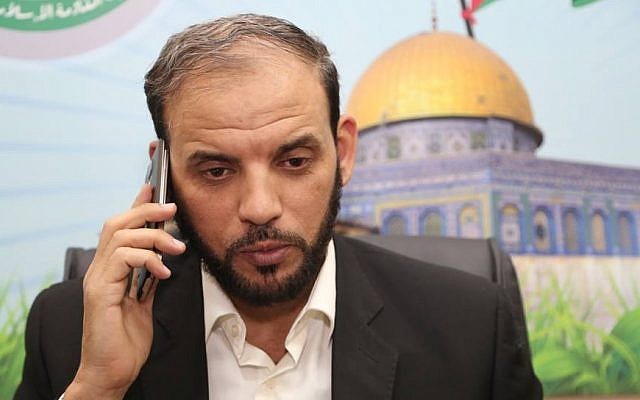 Hamas spokesman Husam Badran Facebook image Hamas spokesman Husam Badran Facebook image