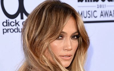 Jennifer Lopez in Las Vegas, Nevada, in 2015: As a musician, she performs under the name J-Lo. (Jason Merritt/Getty Images/JTA)