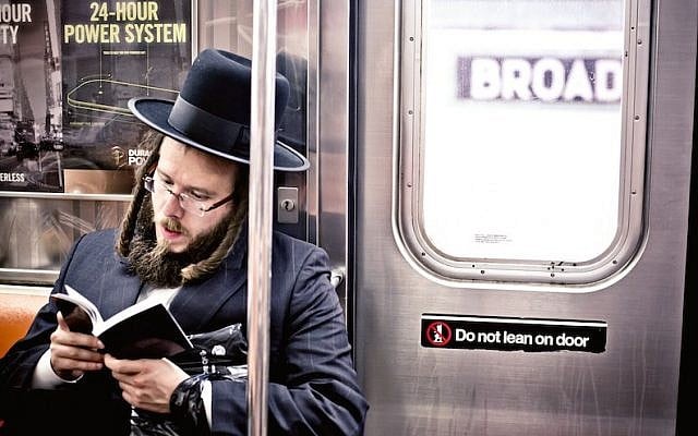 An ultra-Orthodox Jew on the New York subway: ‘The wealth of New York’s Jewish cultural life blew my mind’. (Andrew Bayda/Shutterstock) An ultra-Orthodox Jew on the New York subway: ‘The wealth of New York’s Jewish cultural life blew my mind’. (Andrew Bayda/Shutterstock)