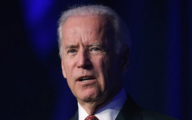 US Vice President Joe Biden speaks in Washington on April 13, 2015. (Chip Somodevilla/Getty Images)