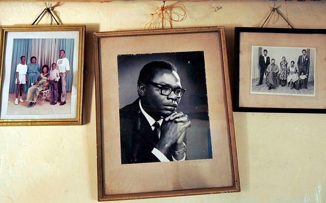 In this Thursday, Feb. 5, 2008 file photo, a photograph of Barack Obama Sr., father of President Barack Obama, hangs on the wall of his step-grandmother Sarah Obama's house in the village of Kogelo, near the shores of Lake Victoria, in Kenya. (AP Photo/Ben Curtis, File) In this Thursday, Feb. 5, 2008 file photo, a photograph of Barack Obama Sr., father of President Barack Obama, hangs on the wall of his step-grandmother Sarah Obama's house in the village of Kogelo, near the shores of Lake Victoria, in Kenya. (AP Photo/Ben Curtis, File)