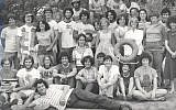 Kutz campers in 1977 pose for a picture. (Courtesy of Kutz Camp)