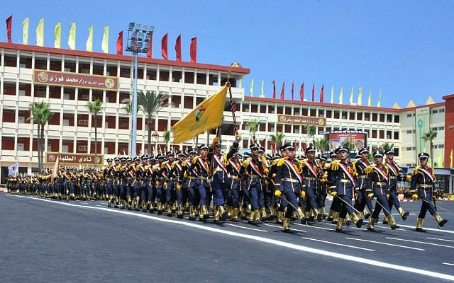 In this picture provided by the office of the Egyptian Presidency, members of the military parade at the Air Defense Academy in Alexandria, Egypt. (Mohammed Samaha/ Egyptian Presidency via AP) In this picture provided by the office of the Egyptian Presidency, members of the military parade at the Air Defense Academy in Alexandria, Egypt. (Mohammed Samaha/ Egyptian Presidency via AP)