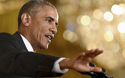 President Barack Obama answers questions about the Iran nuclear deal during a news conference in the East Room of the White House in Washington, Wednesday, July 15, 2015 (AP Photo/Susan Walsh)