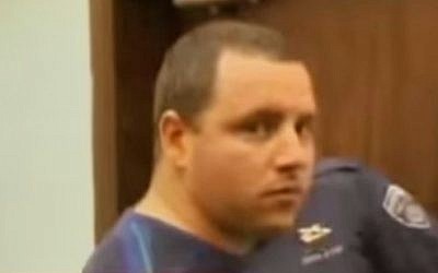Arbel Aloni during a court hearing in 2012 (YouTube screen cap)
