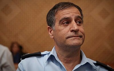 Chief superintendent Efraim Bracha seen at the Supreme Court in Jerusalem on October 20, 2014. Bracha committed suicide on Sunday, July 5 2015. (Hadas Parush/Flash90)