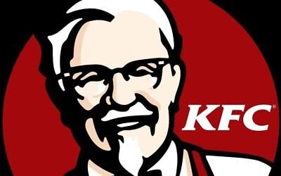 KFC's iconic 'Colonel Sanders' logo.