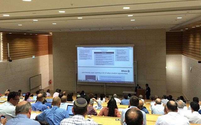 The mHealth Israel conference in Jerusalem, June 29 2015 (Courtesy) The mHealth Israel conference in Jerusalem, June 29 2015 (Courtesy)