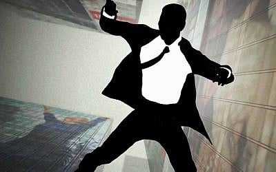 A scene from the opening credits of AMC television series Mad Men. (screen capture)
