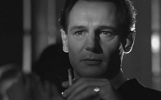 Liam Neeson as Oskar Schindler in the 1993 movie 'Schindler's List' (Screen capture: Schindler's List) Liam Neeson as Oskar Schindler in the 1993 movie 'Schindler's List' (Screen capture: Schindler's List)