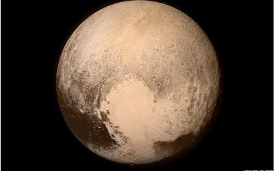 A photo of Pluto taken by the NASA's New Horizons spacecraft, Tuesday, July 14 2015 (Courtesy NASA/Johns Hopkins University Applied Physics Laboratory/Southwest Research Institute)