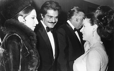 In this Jan. 15, 1969 file photo, Britain's Princess Margaret, right, talks with American singer Barbra Streisand, left, and actor Omar Sharif, center, at the premiere of the film 'Funny Girl,' at the Odeon Cinema, London. (AP Photo, File) In this Jan. 15, 1969 file photo, Britain's Princess Margaret, right, talks with American singer Barbra Streisand, left, and actor Omar Sharif, center, at the premiere of the film 'Funny Girl,' at the Odeon Cinema, London. (AP Photo, File)