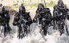 Illustrative: Israeli naval commandos from the Shayetet 13 unit. (screen capture: YouTube)