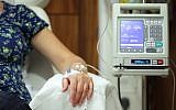 Illustrative. A cancer patient receives chemotherapy treatment. (via Shutterstock)