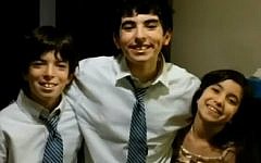 From left to right: Siblings Rowie (10), Liam (14) and Nathalie (9), who were released July 10 from juvenile detention in Michigan. (YouTube screen capture)