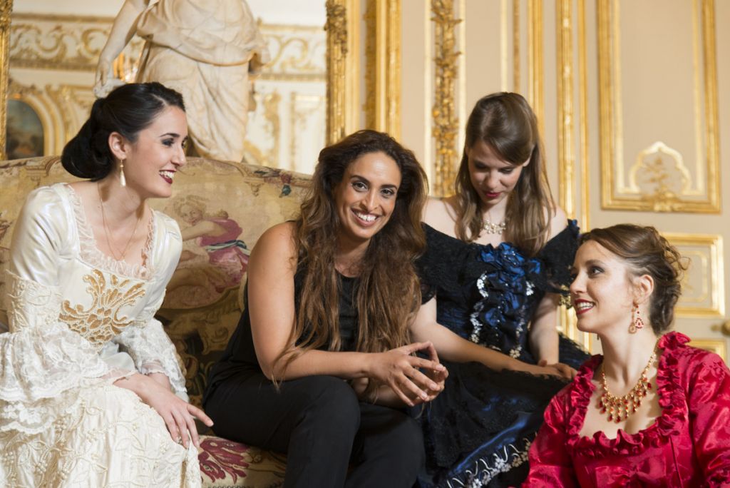 Achinoam Nini and members of the Israeli Opera will perform as part of the Israel Museum's summer festival celebrating its 50th (Courtesy Eli Posner)