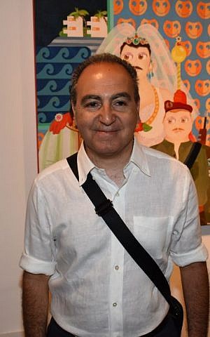 Eric Bokobza, whose seemingly magical conception created the groundwork for his Beit Hatfutsot exhibit (Photo credit: Aviv Hofy)