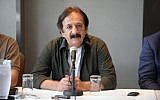Iranian director Majid Majidi holds a press conference for the world premiere of his movie 'Muhammad' during the Festival des Films du Monde in Montreal, August 27, 2015. (AFP/Clement Sabourin)