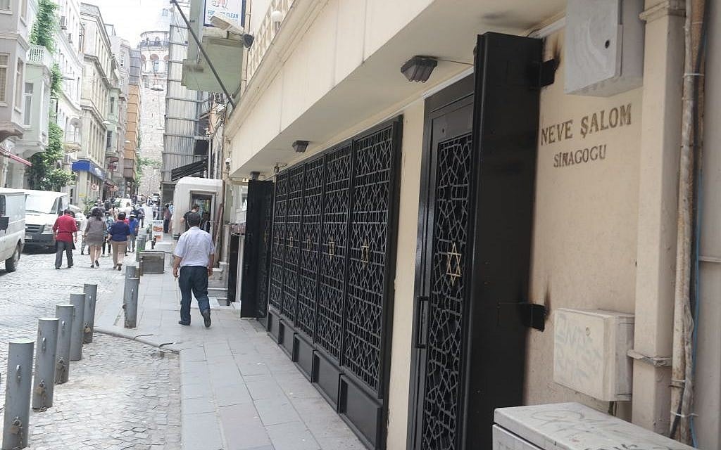 Exterior of Istanbul's Neve Shalom synagogue in Galata. (Avi Lewis, Jon Weidberg) Exterior of Istanbul's Neve Shalom synagogue in Galata. (Avi Lewis, Jon Weidberg)