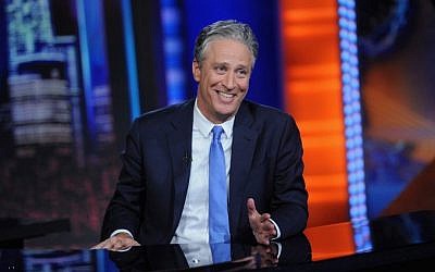 Jon Stewart hosts his last 'Daily Show' in New York City on August 6, 2015. (Brad Barket/Getty Images for Comedy Central/AFP)