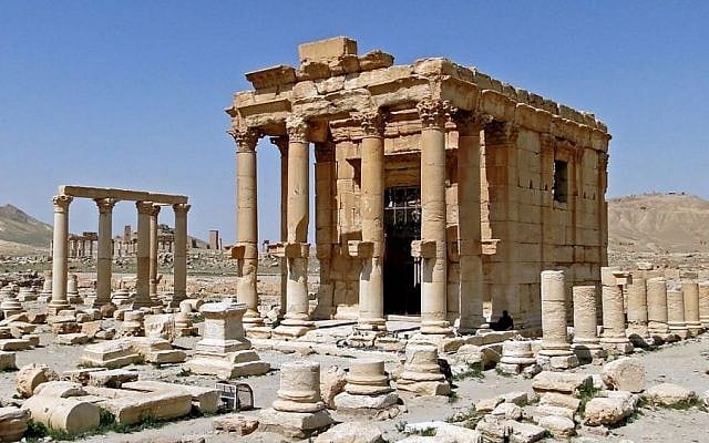 The Temple of Baal Shamin in Palmyra, Syria, 2010 (CC BY-SA, Bernard Gagnon/Wikimedia) The Temple of Baal Shamin in Palmyra, Syria, 2010 (CC BY-SA, Bernard Gagnon/Wikimedia)