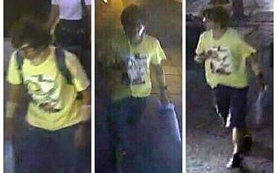 This Aug. 17, 2015, image, released by Royal Thai Police spokesman Lt. Gen. Prawut Thavornsiri shows a man wearing a yellow T-shirt near the Erawan Shrine before an explosion occurred in Bangkok, Thailand. (Royal Thai Police via AP) This Aug. 17, 2015, image, released by Royal Thai Police spokesman Lt. Gen. Prawut Thavornsiri shows a man wearing a yellow T-shirt near the Erawan Shrine before an explosion occurred in Bangkok, Thailand. (Royal Thai Police via AP)