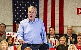 Republican presidential candidate, former Florida Gov. Jeb Bush, speaks at the Pensacola Bay Center in Pensacola, Fla., Wednesday August 26, 2015. (Mark Wallheiser/AP)