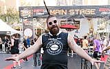 Josh 'The Fat Jew' Ostrovsky attends the Nike Basketball 3ON3 Tournament - ESPNLA 710 All-Star Celebrity Game held at L.A. LIVE’s Microsoft Square on Friday, August 7, 2015, in Los Angeles. (John Salangsang/Invision/AP)