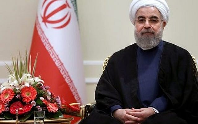 Iran's President Hassan Rouhani sits in a meeting with British Foreign Secretary Philip Hammond (unseen) at the presidency office in Tehran, Iran, Monday, Aug. 24, 2015 (Ebrahim Noroozi/AP) Iran's President Hassan Rouhani sits in a meeting with British Foreign Secretary Philip Hammond (unseen) at the presidency office in Tehran, Iran, Monday, Aug. 24, 2015 (Ebrahim Noroozi/AP)