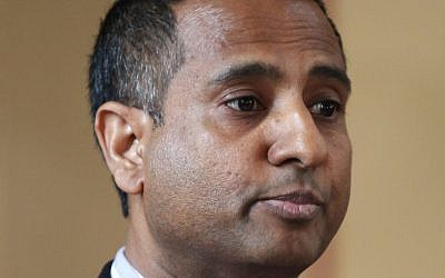 Ahmed Shaheed, Human Rights Council Special Rapporteur on Iran at the launch of Human Rights and Democracy: The 2012 Foreign & Commonwealth Office Report in London, 15 April 2013. (Wikimedia/OGL/UK Foreign and Commonwealth Office)