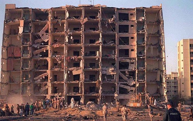 Khobar Towers after 1996 bombing that killed 19 US airmen. (Wikipedia/Public Domain)