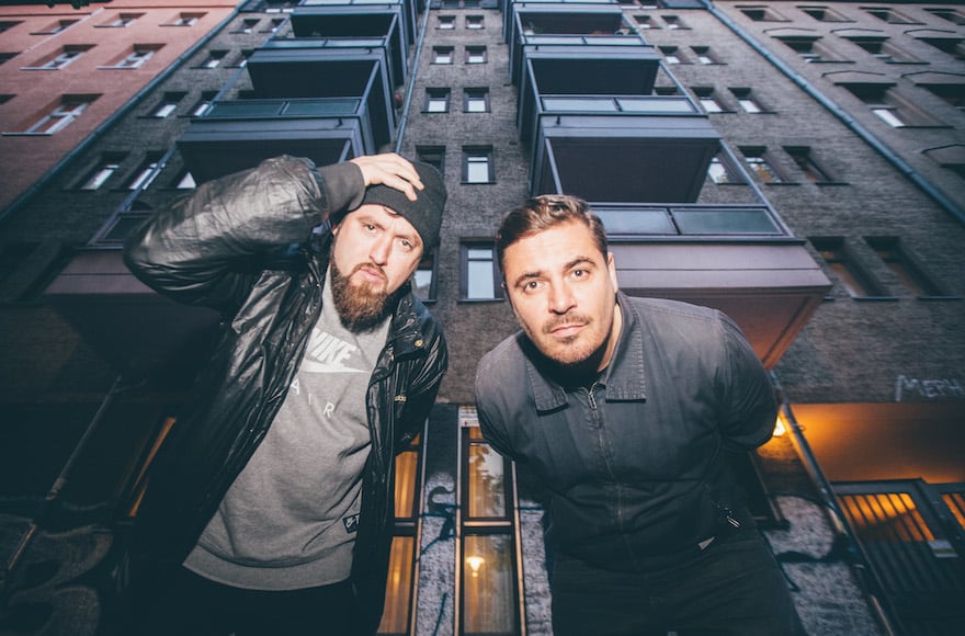 Berlin hip-hop DJs Beathoavenz will bring their skills to Tel Aviv’s Kuli Alma club. (Courtesy of the artists via JTA) Berlin hip-hop DJs Beathoavenz will bring their skills to Tel Aviv’s Kuli Alma club. (Courtesy of the artists via JTA)