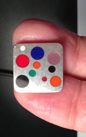 James Snyder's polka dot cuff links were incorporated into the 50th anniversary commemorative Swatch design. (courtesy of James Snyder) James Snyder's polka dot cuff links were incorporated into the 50th anniversary commemorative Swatch design. (courtesy of James Snyder)