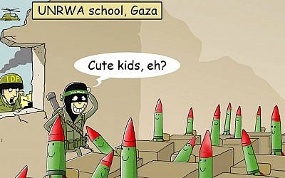 A caricature by Yossi Shahar posted on the Israeli Cartoon Project Facebook page [courtesy/The Israeli cartoon Project/Yossi Shahar]