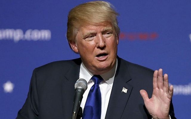 Republican presidential candidate Donald Trump speaks on August 19, 2015 in Derry, New Hampshire. (AP Photo/Mary Schwalm, File) Republican presidential candidate Donald Trump speaks on August 19, 2015 in Derry, New Hampshire. (AP Photo/Mary Schwalm, File)