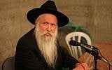 Rabbi Yitzchak Ginsburgh. (Kobi Gideon/ FLASH90)