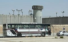 Illustrative: Ketziot Prison, August 2009. (Moshe Shai/Flash90/File)