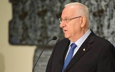 President Reuven Rivlin on July 5, 2015. (Mark Neyman/GPO/Flash90)