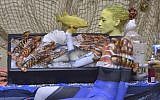 Avi Ram’s winning entry in the camouflage challenge during the current season of “Skin Wars.” (Courtesy of Game Show Network)