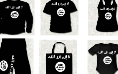 Spain arrests man for selling shirts bearing the logo of the Islamic State group on August 12, 2015. (Spanish Interior Ministry)