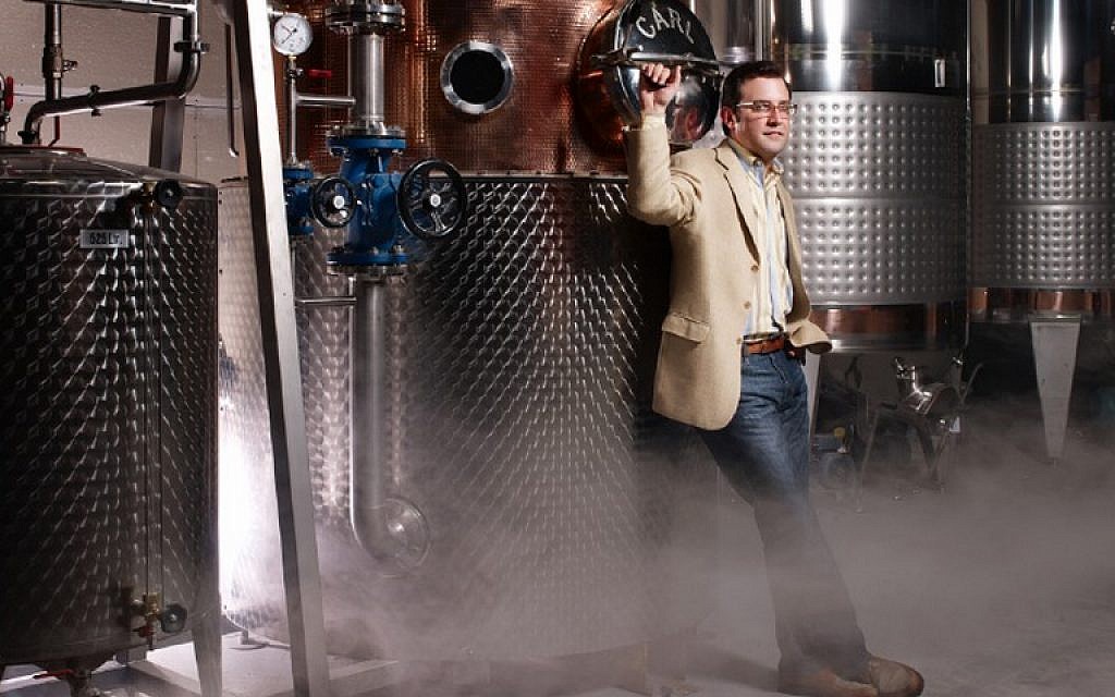 Spirits expert Allen Katz hanging out at the New York Distillery Company. (courtesy)