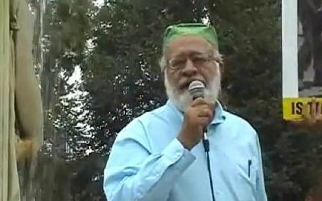 Kaukab Siddique at the al-Quds Day Rally in Washington DC, 2010 (screen capture: YouTube) Kaukab Siddique at the al-Quds Day Rally in Washington DC, 2010 (screen capture: YouTube)