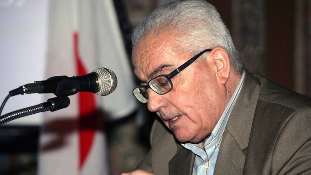 In this undated photo released Tuesday, Aug. 18, 2015 by the Syrian official news agency SANA, one of Syria's most prominent antiquities scholars, Khaled al-Asaad, speaks in Syria. Islamic State militants beheaded al-Asaad in the ancient town of Palmyra, Syria, then strapped his body to one of the town's Roman columns, Syrian state media and an activist group said Wednesday. The killing of 81-year-old al-Asaad was the latest atrocity perpetrated by the militant group, which has captured a third of both Syria and Iraq. (SANA via AP) In this undated photo released Tuesday, Aug. 18, 2015 by the Syrian official news agency SANA, one of Syria's most prominent antiquities scholars, Khaled al-Asaad, speaks in Syria. Islamic State militants beheaded al-Asaad in the ancient town of Palmyra, Syria, then strapped his body to one of the town's Roman columns, Syrian state media and an activist group said Wednesday. The killing of 81-year-old al-Asaad was the latest atrocity perpetrated by the militant group, which has captured a third of both Syria and Iraq. (SANA via AP)