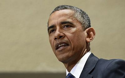 President Barack Obama speaks about the nuclear deal with Iran, Wednesday, Aug. 5, 2015, at American University in Washington. (AP Photo/Susan Walsh)