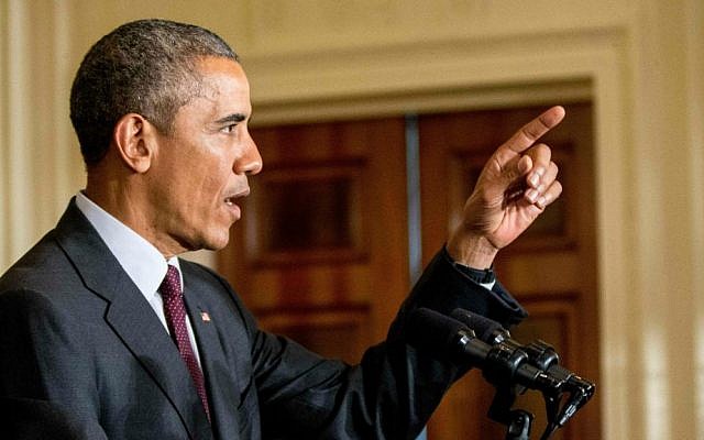 In this Aug. 4, 2015, file photo, President Barack Obama speaks in the East Room of the White House in Washington. (AP Photo/Andrew Harnik, File)