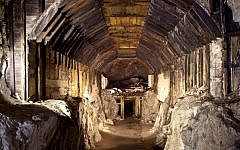 This photo from March 2012, shows a part of a subterranean system built by Nazi Germany in what is today Gluszyca-Osowka, Poland. According to Polish lore, a Nazi train loaded with gold and weapons vanished into an underground mountain tunnel like this one at the end of World War II. (AP)