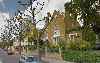 Illustrative image of homes on Hamilton Terrace in London's St. John's Wood from Google Street View